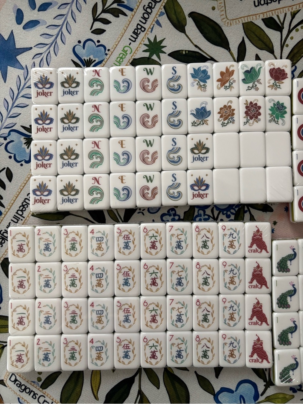 Mahjong Tiles Four Layer Premium